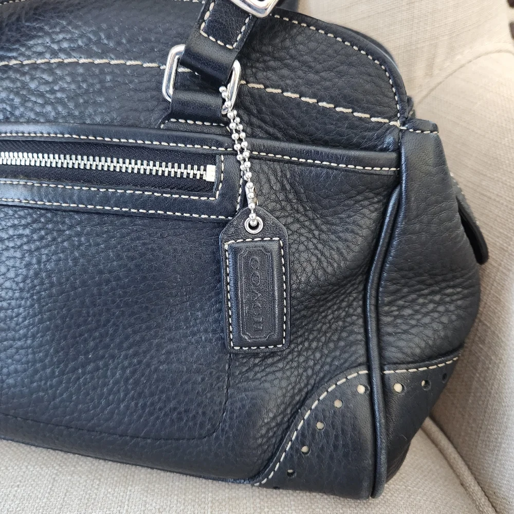 Coach Vintage A06S-5031 Pebbled Leather Bag - Picture 3 of 14